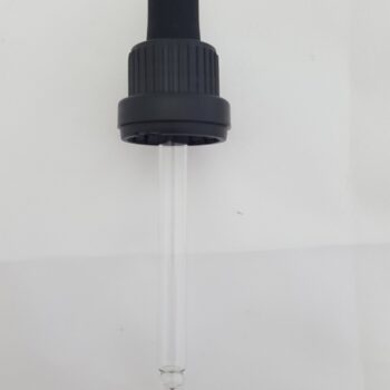 Dropper for glass bottle